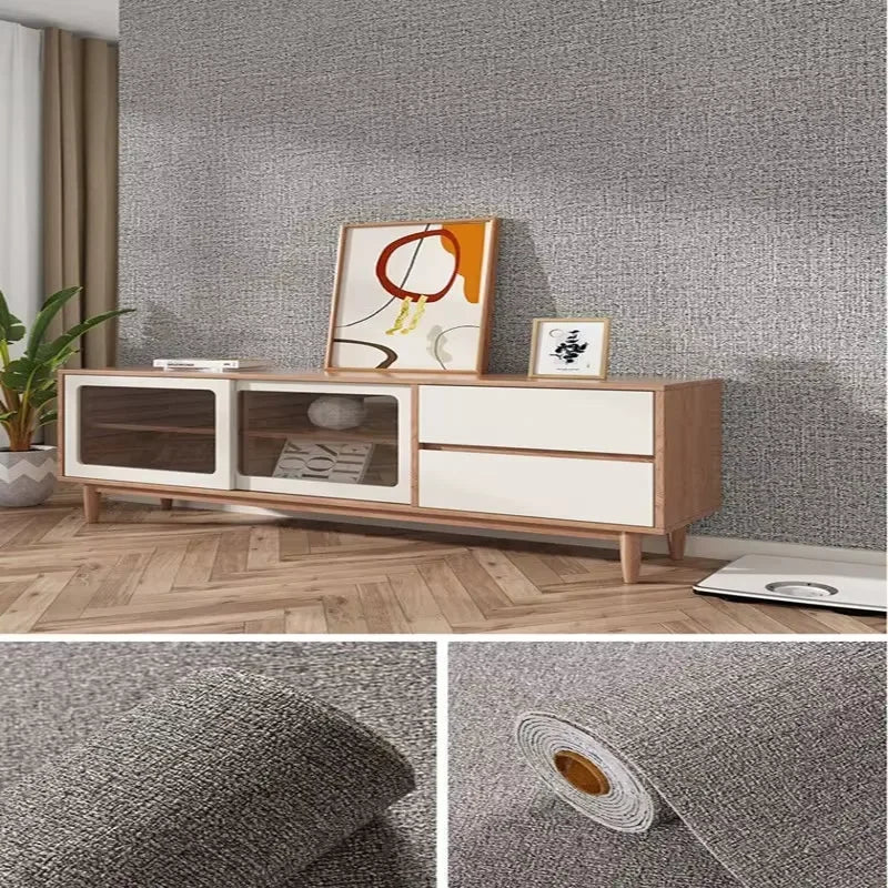 3D Foam Wall Covering Self-Adhesive Fabric-Look Panels Peel and Stick Waterproof Textured Decor for Bedroom Living Room DIY Renovation Rente