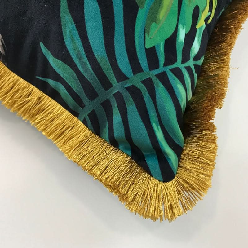 JUNGLELIVA – Retro Jungle Animal Cushion Cover for Sofa Decor