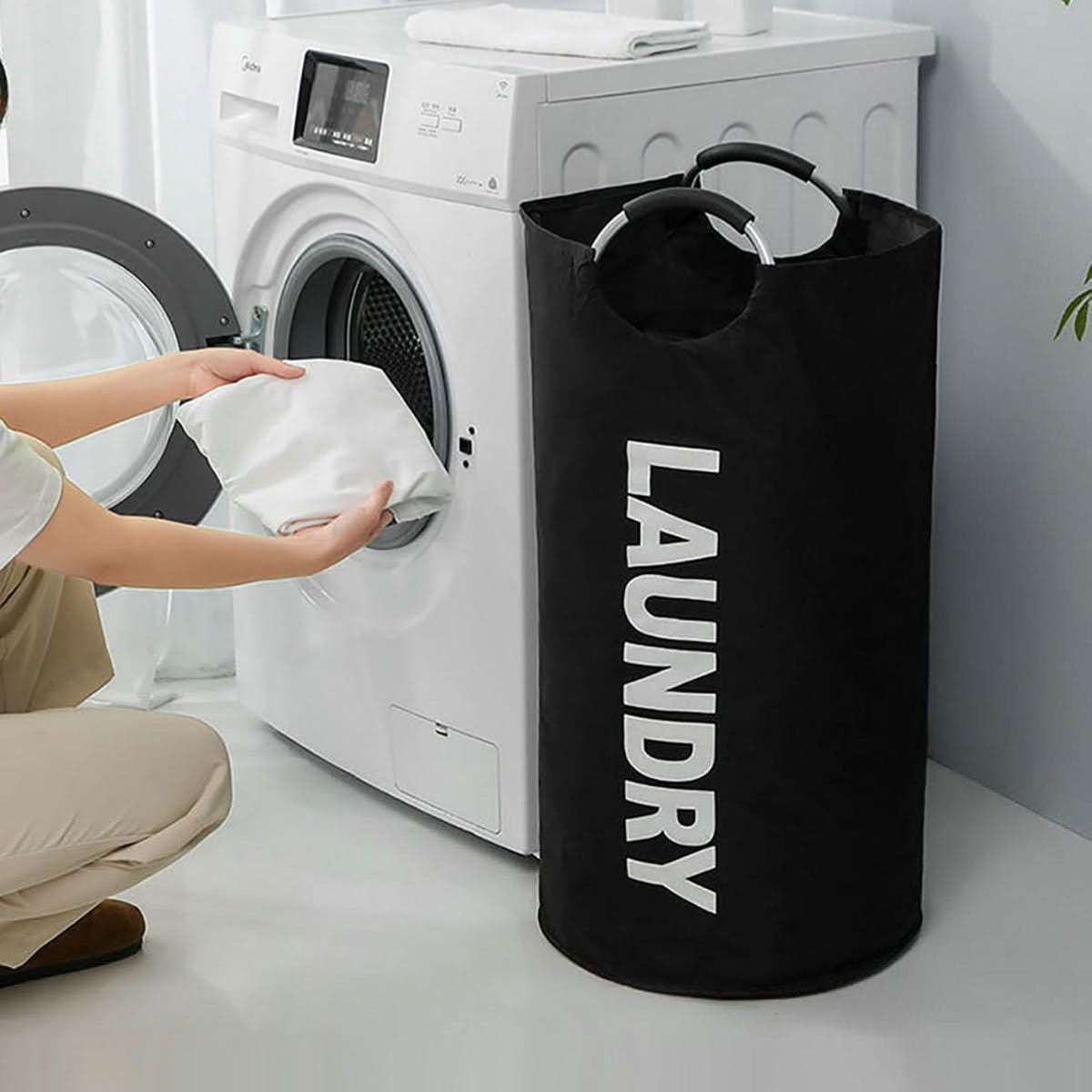 PADDEDNEST – Waterproof Laundry Basket Comfortable Carry Design