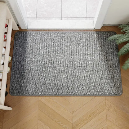 Woven-Look Outdoor Entrance Mat with Non-Slip Backing – Weather-Resistant Polypropylene Doorway Rug for Front Door, Patio & Hallway