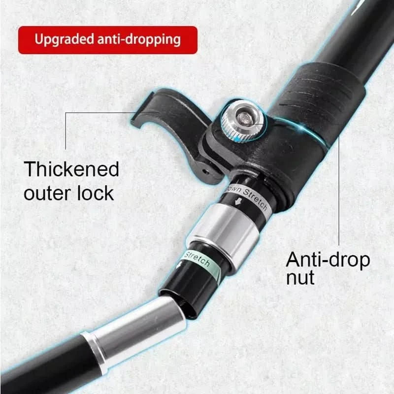 Adventure Gear | Adjustable Trekking Poles with Lightweight Design | Perfect Hiking Support for Stability and Comfort