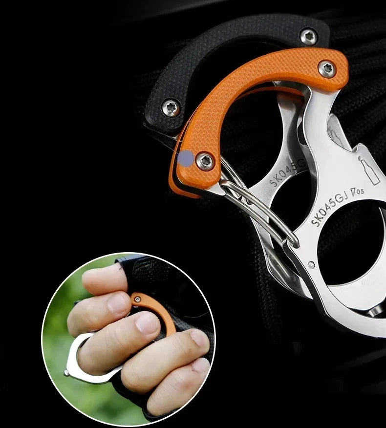 Portable Emergency Glass Breaker & Personal Safety Tool with Spring Clip for Car, Travel & Everyday Carry