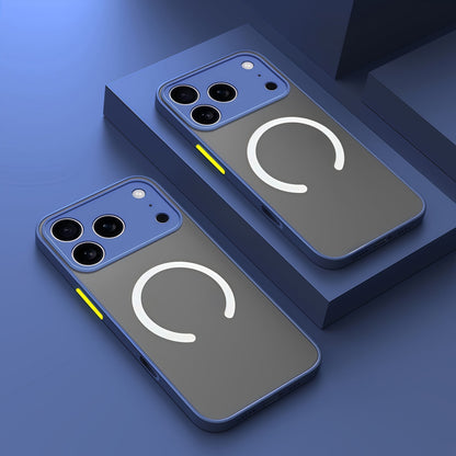 Magnetic Silicone iPhone Case with Raised Edge Protection & Wireless Charging – All Models 12 to 17