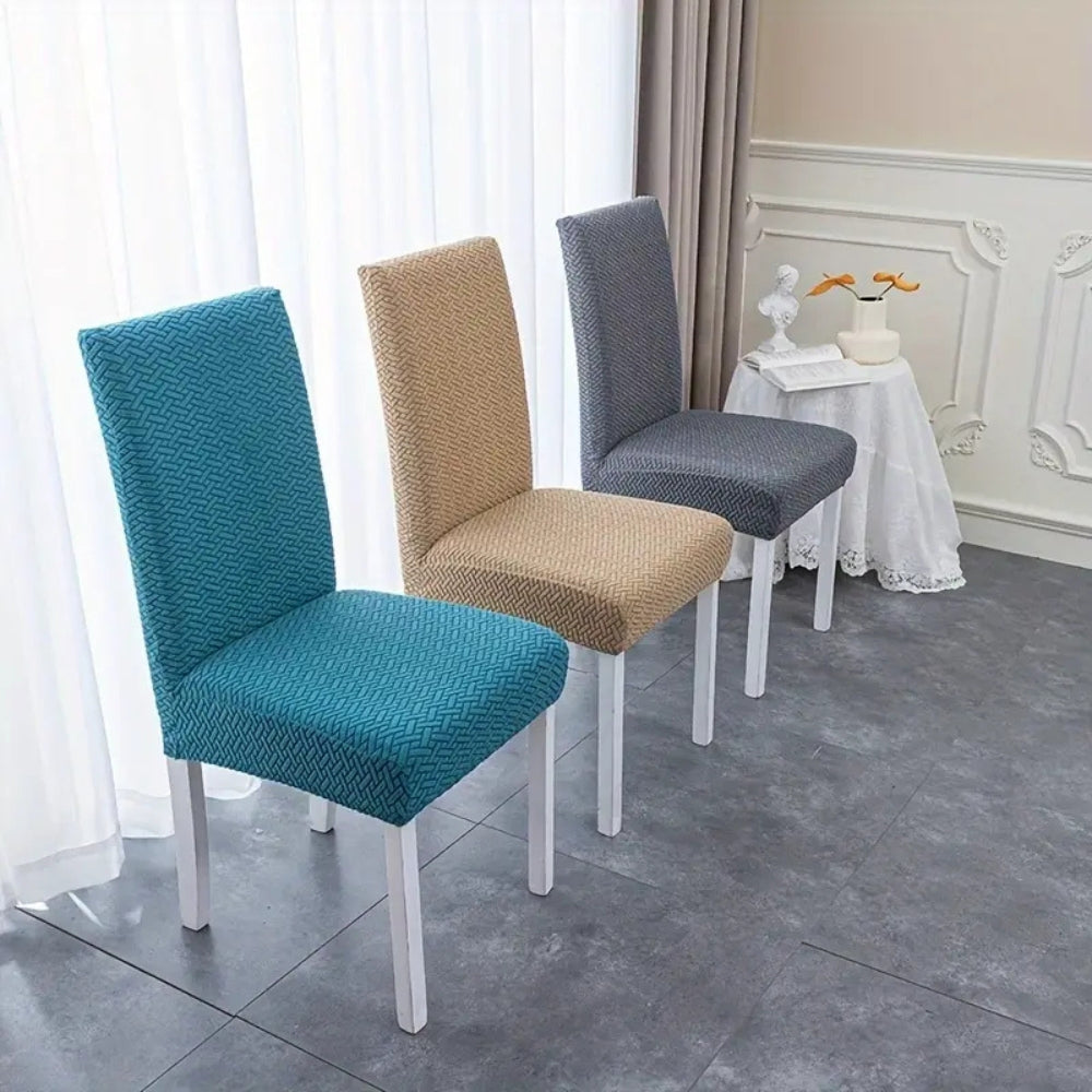 Sierra Dining Chair Cover - High Elasticity Jacquard Velvet, Machine Washable
