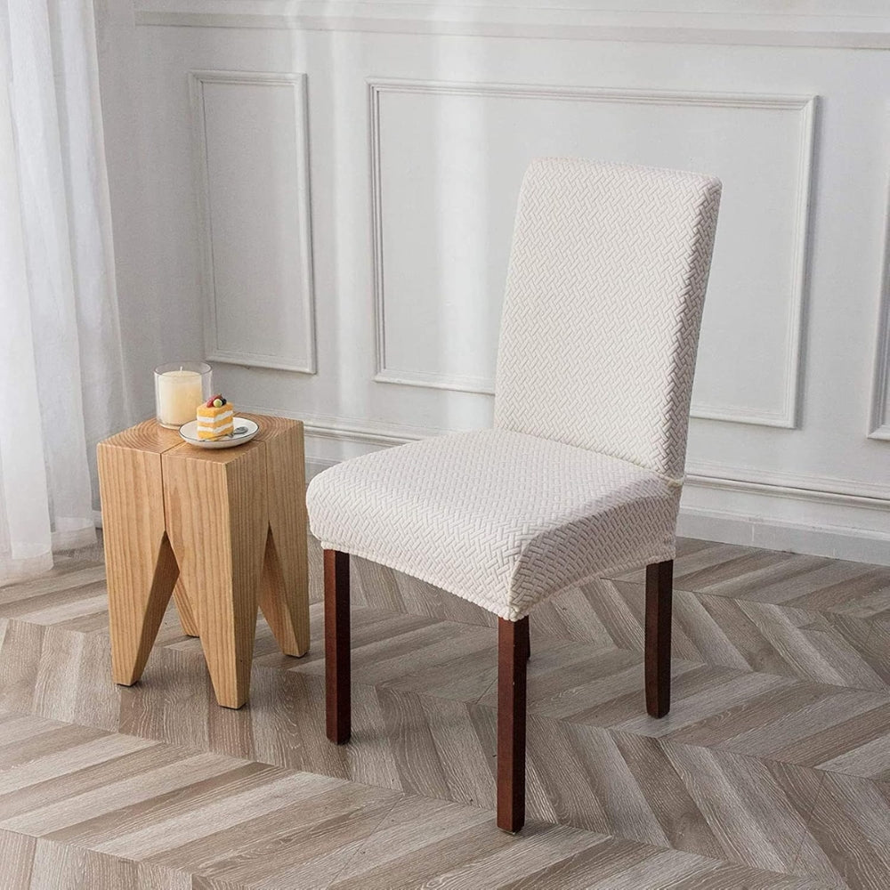 Sierra Dining Chair Cover - High Elasticity Jacquard Velvet, Machine Washable