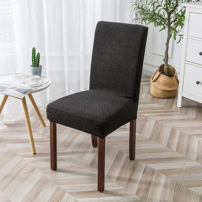 Sierra Dining Chair Cover - High Elasticity Jacquard Velvet, Machine Washable