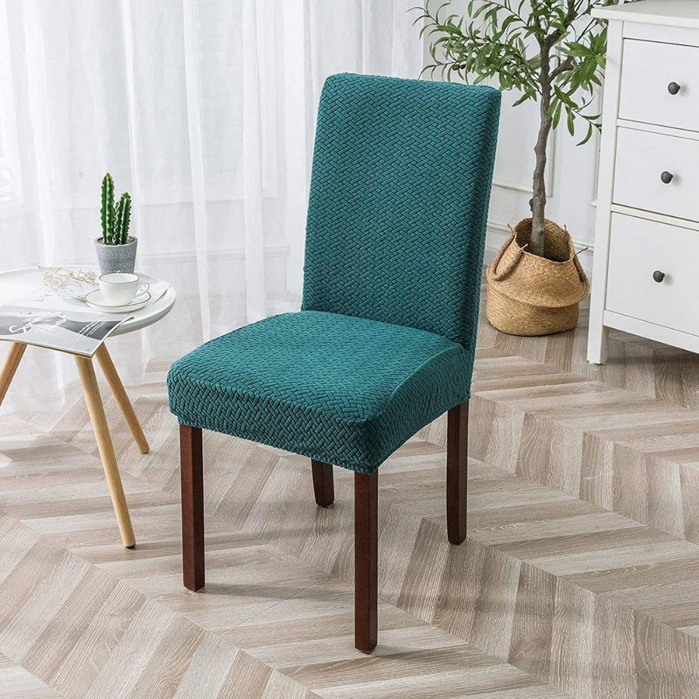 Sierra Dining Chair Cover - High Elasticity Jacquard Velvet, Machine Washable