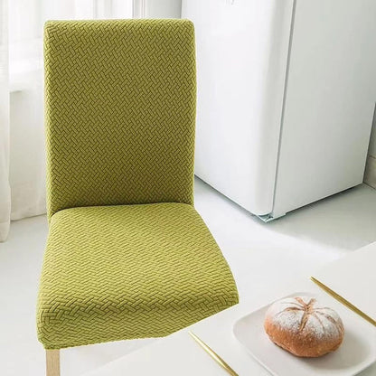 Sierra Dining Chair Cover - High Elasticity Jacquard Velvet, Machine Washable