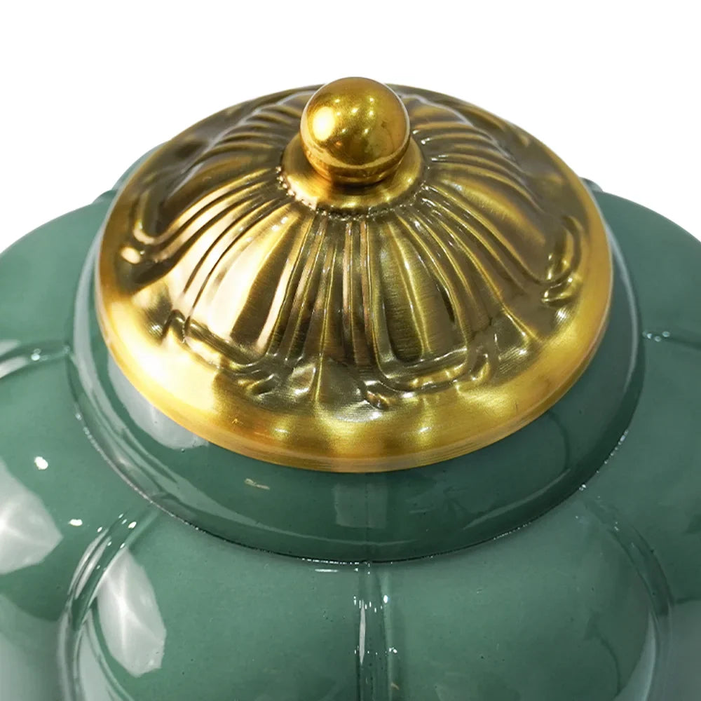 Frosted Glass Accent Lamp 16 Inches Tall Brass Base Bedside Nightstand Light Warm Diffused Illumination Retro Style Desk Lighting