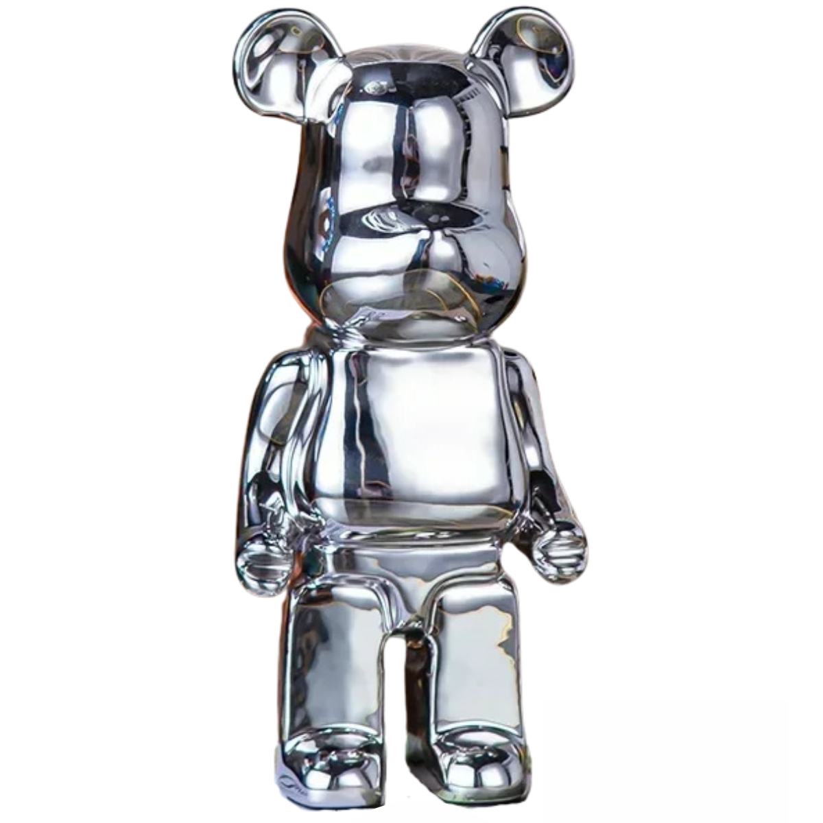 Abstract Bear Figurine Resin Sculpture Modern Home Decor Statue Art Piece for Shelves Desk Office Living Room Colorful Animal Accent Gift