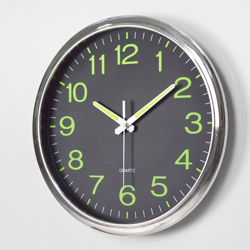 Silent LED | Modern Wall Clock with Bright Illumination | 12-Inch Design for Distraction-Free Learning
