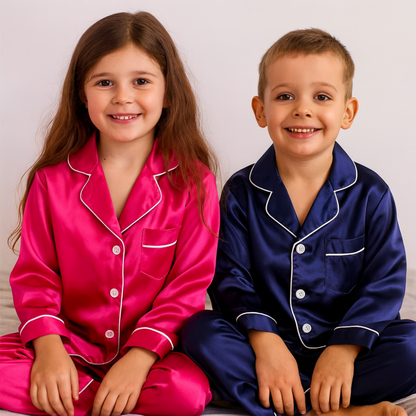 Cozy Kids Pajama Set | Button Top & Pants Sleepwear for Easy Bedtime