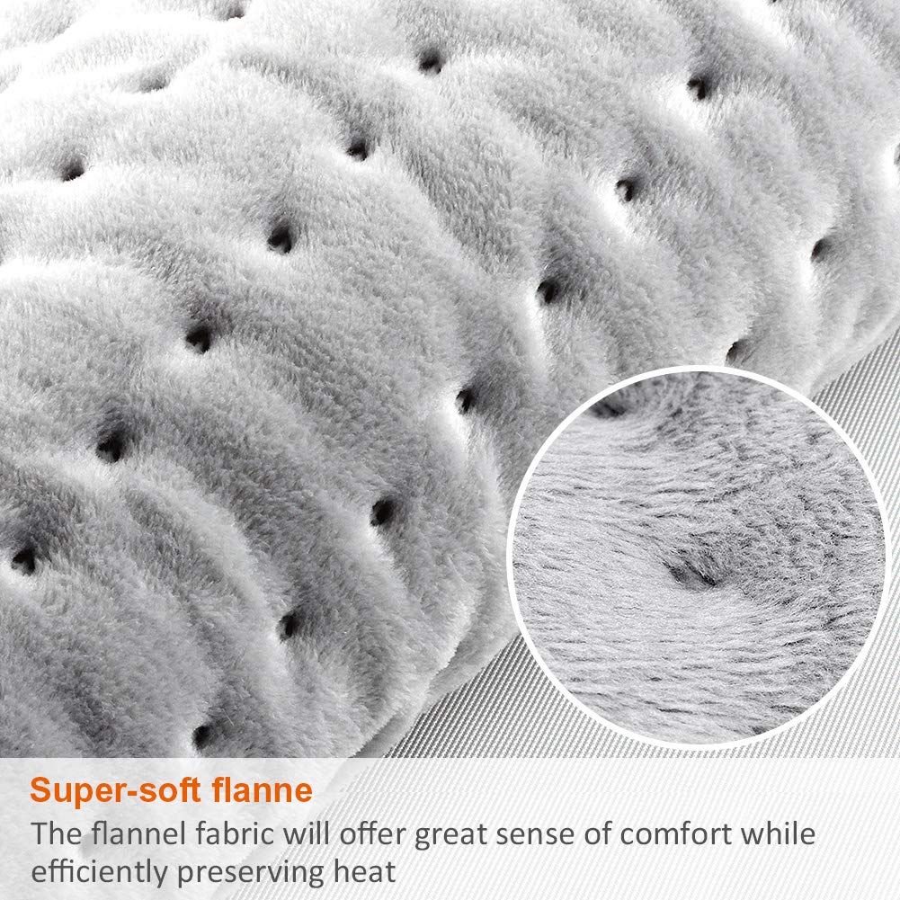Therapeutic Heat Wrap with 10 Temperature Settings for Sore Muscles & Tension Relief – Soft Fabric, Auto Shutoff, Machine Washable for
