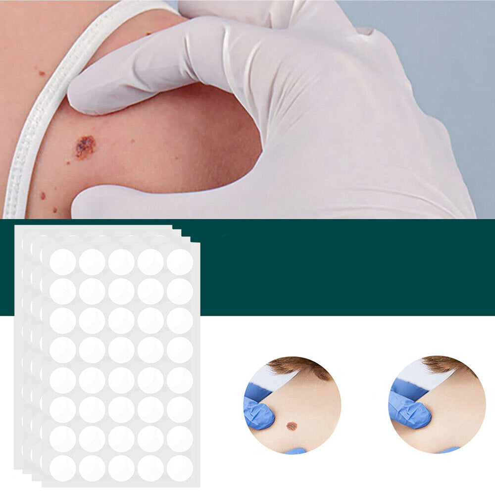 Hydrocolloid Skin Tag & Wart Remover Patches 120-Pack | Gentle Spot Treatment for Home Use | Invisible Adhesive Discs with Tea Tree Oil for