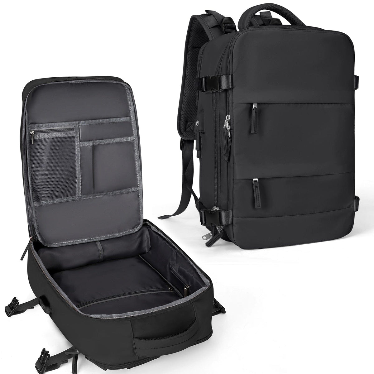 TravelEase Airline-Compatible Laptop Backpack 40x20x25