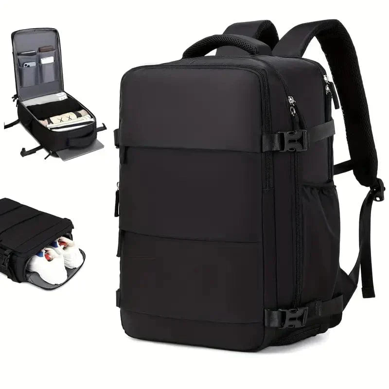 TravelEase Airline-Compatible Laptop Backpack 40x20x25