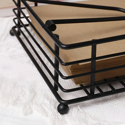 Sleek Napkin Holder for Table - Durable Iron, Modern Design