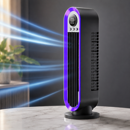 Sleek Tower Fan | Quiet Oscillating Fan with Remote Control | Efficient Cooling for Home Comfort