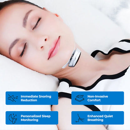 Anti Snoring Device, Anti Snore Chin Clip for Nasal Breathing, Soft Adjustable Chin Support Snoring Aid for Sleep