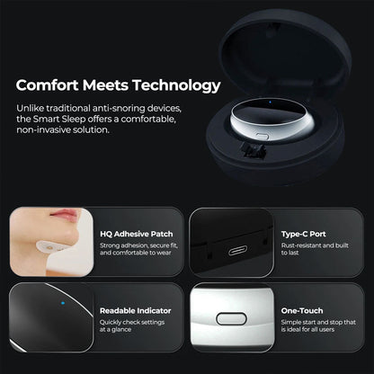 Anti Snore Chin Clip Device | Soft Adjustable Sleep Aid with Ergonomic Design | Comfortable Nighttime Chin Support