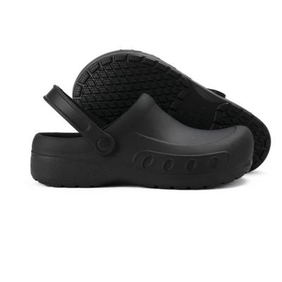 Professional Kitchen Clogs – Non-Slip Work Shoes for Chefs, Cooks & Food Service – Oil-Resistant Rubber Sole, Arch Support, Waterproof