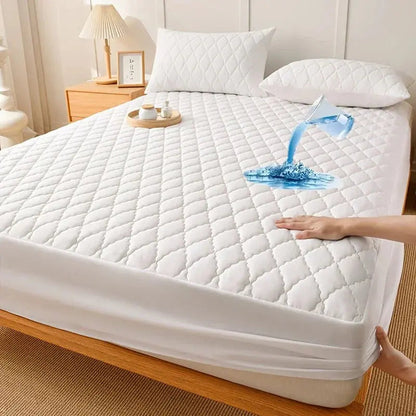 Ortekor | Waterproof Mattress Protector with Quilted Cushioning | Secure Fit for Comfortable Sleep