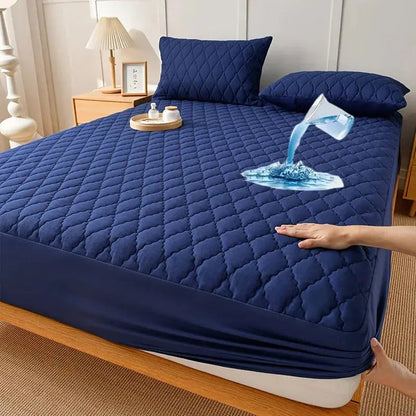 Ortekor | Waterproof Mattress Protector with Quilted Cushioning | Secure Fit for Comfortable Sleep