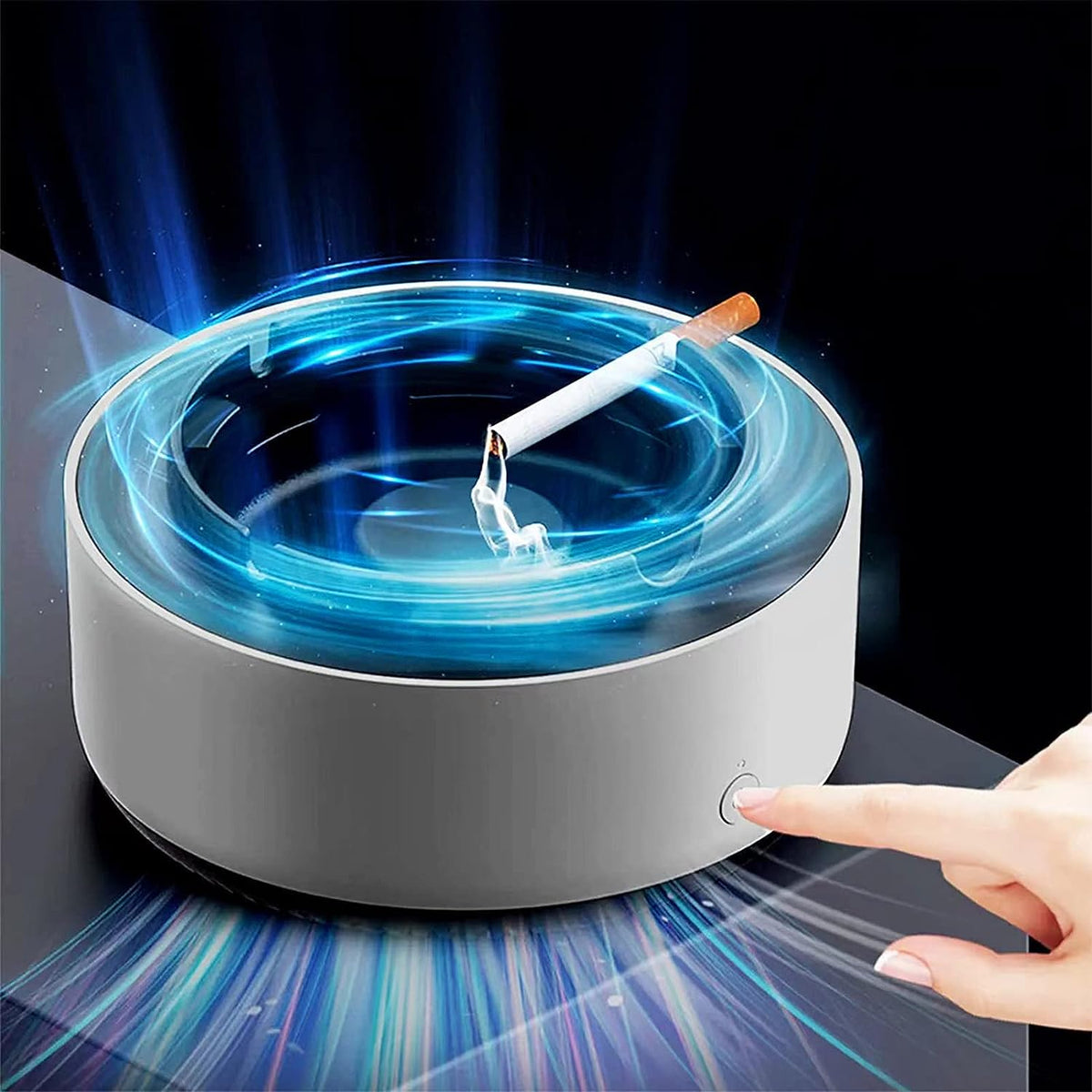 Smart Air Purifier Ashtray | Advanced Smoke Filtration System for Cleaner Indoor Air