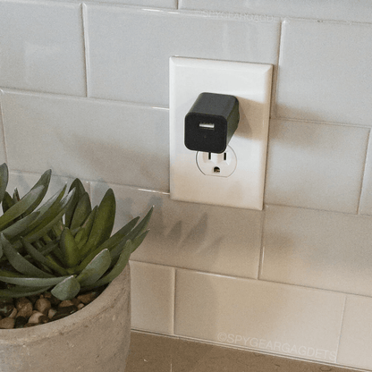 Hidden Camera Charger 1080P HD Home Security Surveillance with Motion Alerts & Live View for iPhone Android Remote Monitoring Covert
