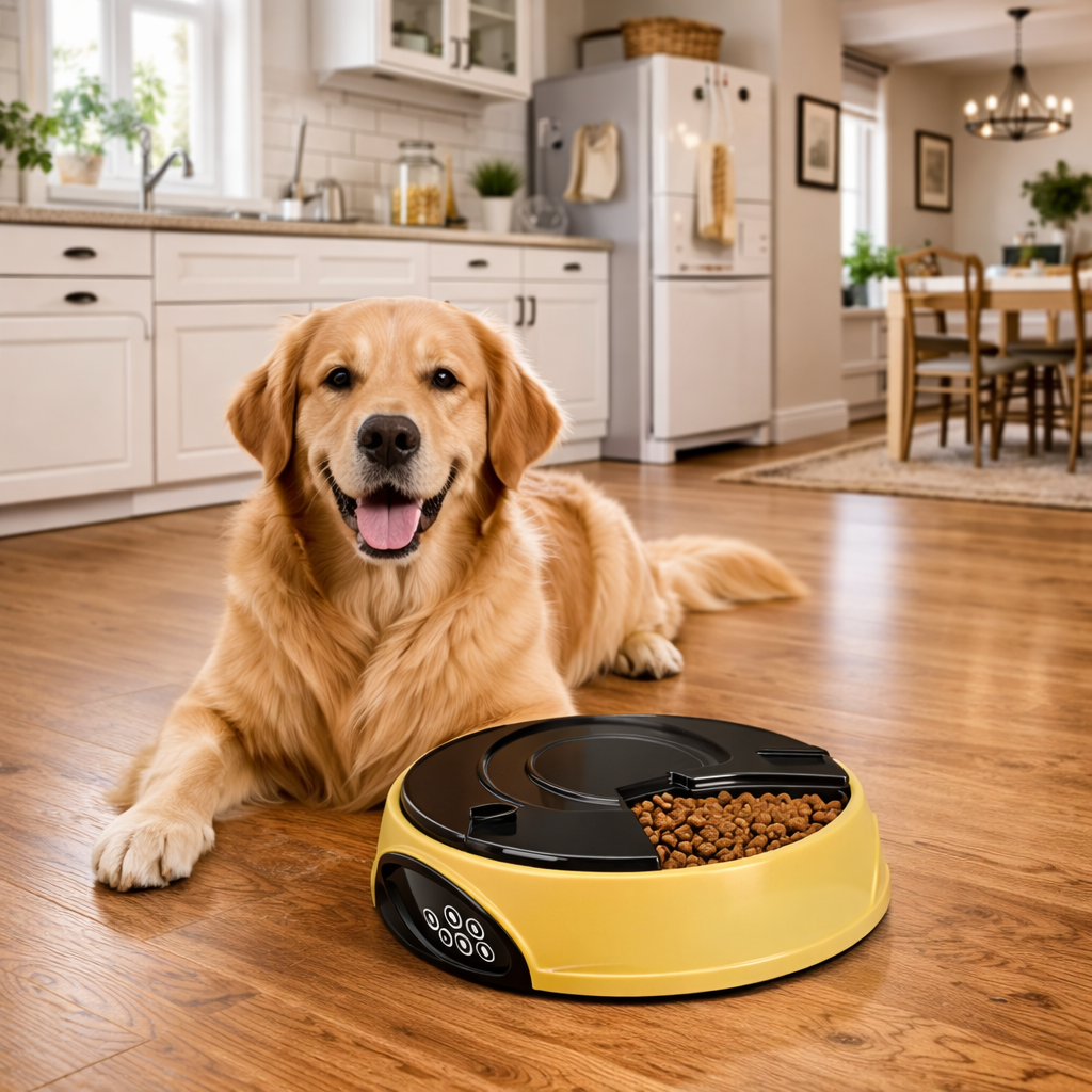 Smart Pet Feeder | Automatic Cat & Dog Feeder with Portion Control | Timed Meal Dispenser for Healthy Nutrition