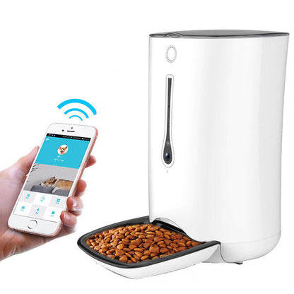 Smart Pet Feeder | Automatic Pet Feeder with 6L Capacity & Video Monitoring | Ideal for Dogs and Cats