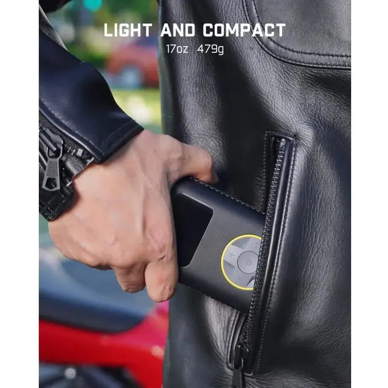 Smart Tire Pump | Portable Tire Inflator with LCD Display | Cordless Design for Efficient Tire Maintenance