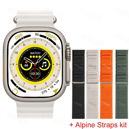 Smart Watch for Android with Sports Modes, Fitness Smartwatch with AMOLED Display, Heart Rate and Sleep Monitoring
