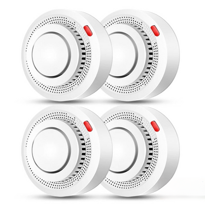 WiFi Fire Alarm with Smoke & Heat Sensor for Home Safety | 85 dB Alert & Remote Monitoring via Smartphone App | Wireless Battery-Powered