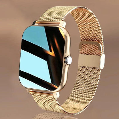 Fitness Tracker Smartwatch with Heart Rate Monitor, Blood Oxygen, Sleep Tracking & Waterproof Design for iOS & Android