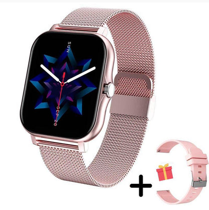 Fitness Tracker Smartwatch with Heart Rate Monitor, Blood Oxygen, Sleep Tracking & Waterproof Design for iOS & Android