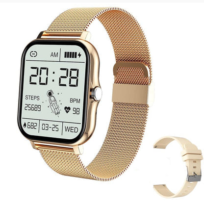 Fitness Tracker Watch with Heart Rate Monitor, Blood Oxygen Sensor, Step Counter & 10-Day Battery Life for iOS & Android