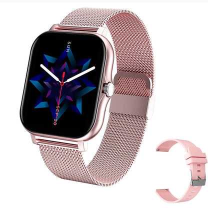 Fitness Tracker Watch with Heart Rate Monitor, Blood Oxygen Sensor, Step Counter & 10-Day Battery Life for iOS & Android