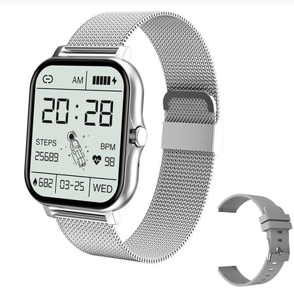 Fitness Tracker Watch with Heart Rate Monitor, Blood Oxygen Sensor, Step Counter & 10-Day Battery Life for iOS & Android