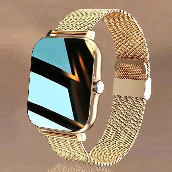 Fitness Tracker Watch with Heart Rate Monitor, Blood Oxygen Sensor, Step Counter & 10-Day Battery Life for iOS & Android