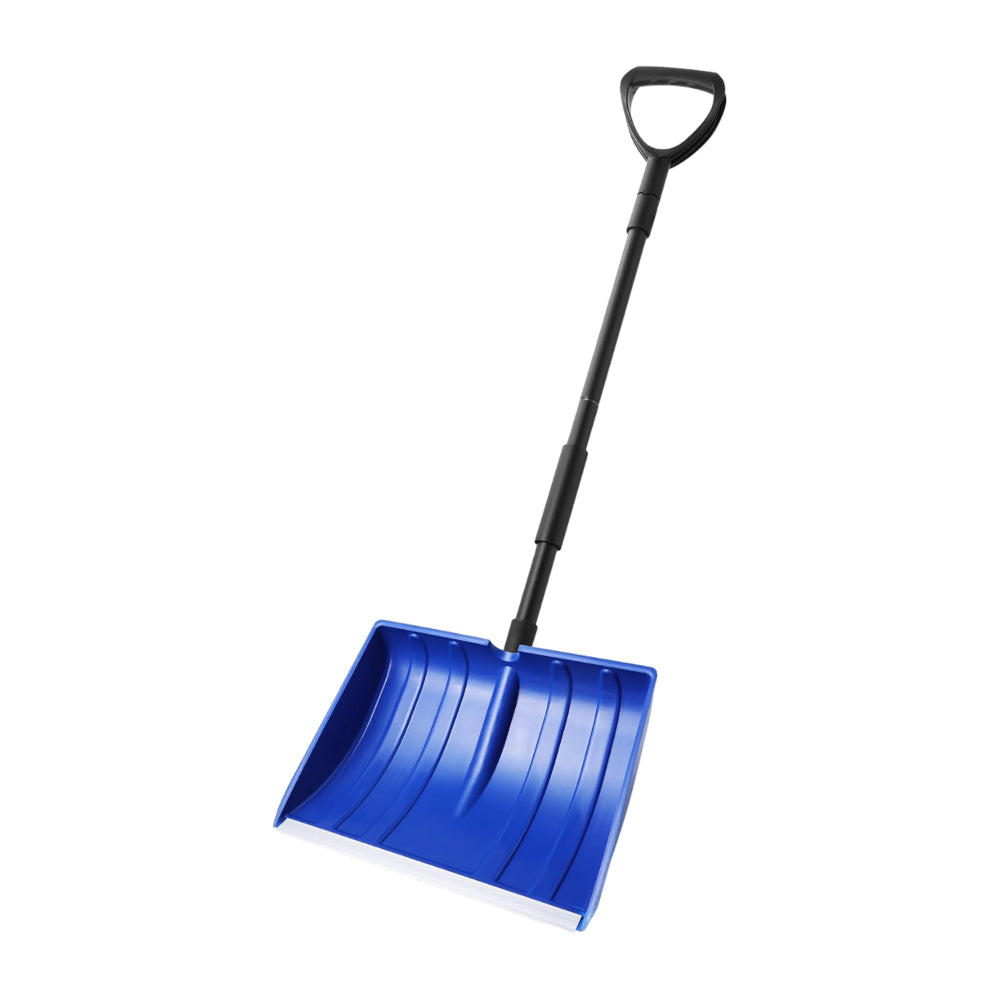 Adjustable Snow Shovel with Wide Blade for Efficient Snow Removal | Versatile Tool for Driveways and Sidewalks