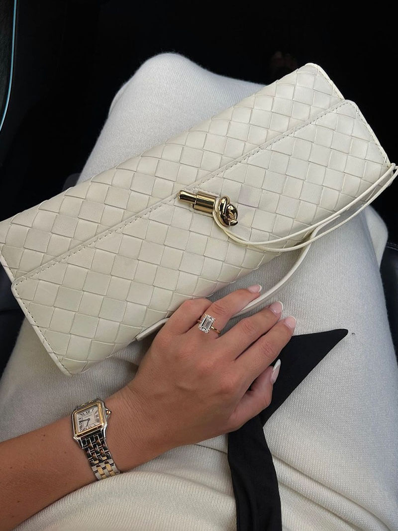 Chic Vegan Leather Clutch Bag with Hand-Braided Design for Timeless Style