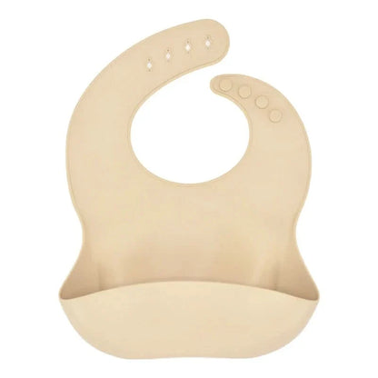 SILIBIB – Soft silicone baby bib with adjustable fit for mess-free feeding comfort
