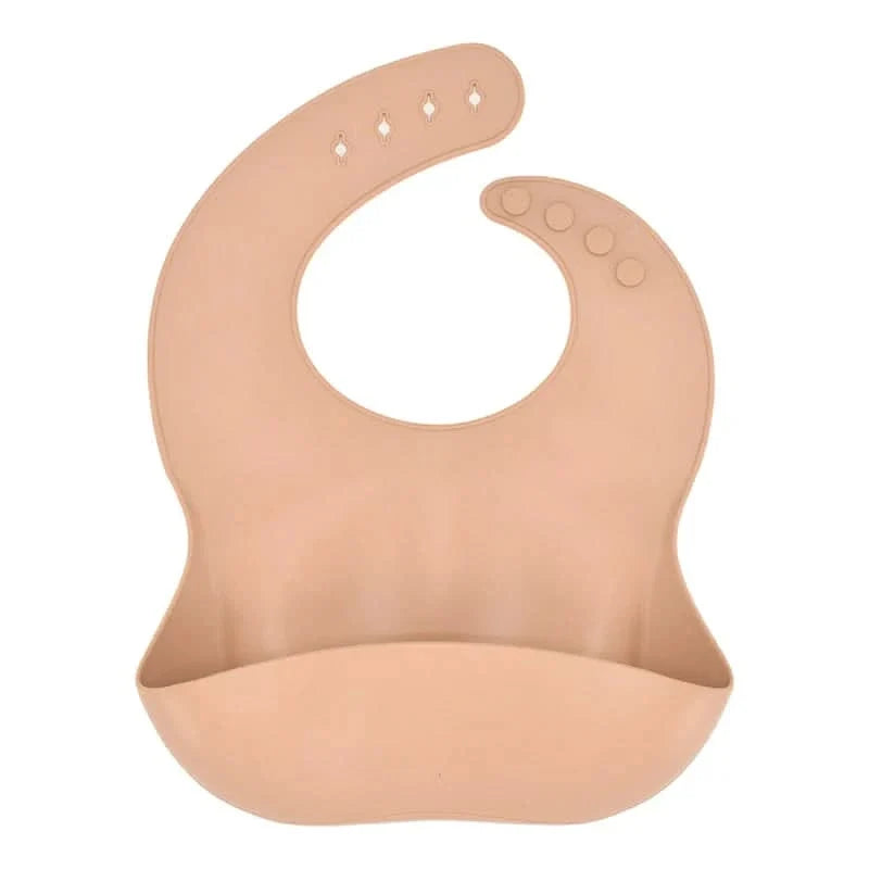 SILIBIB – Soft silicone baby bib with adjustable fit for mess-free feeding comfort