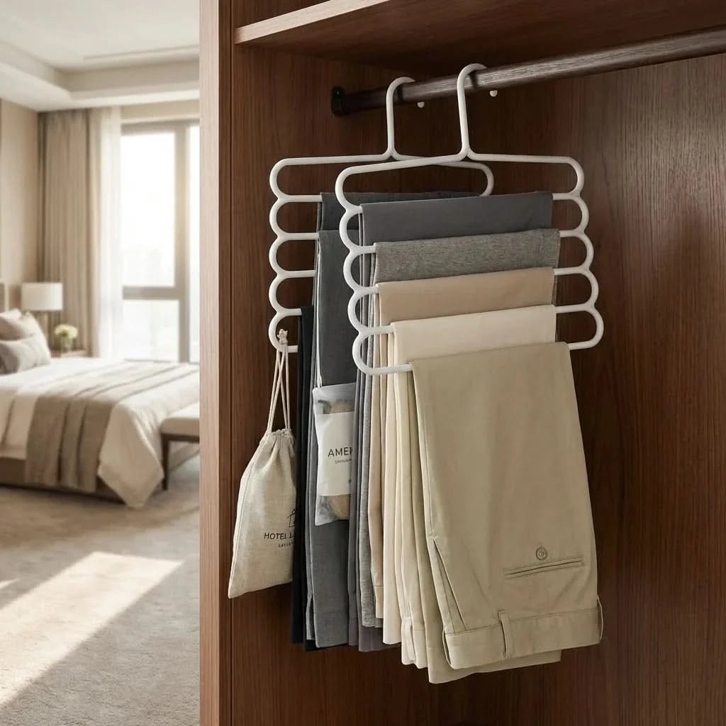 FLEXHOLD - Space-Saving Multi-Layer Hanger for Organized Closets