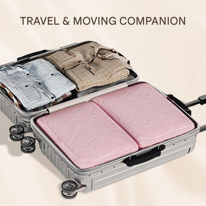 Space Saver | Self-Compression Storage Bags with Built-In Zipper | Durable Organizer for Clothes and Bedding