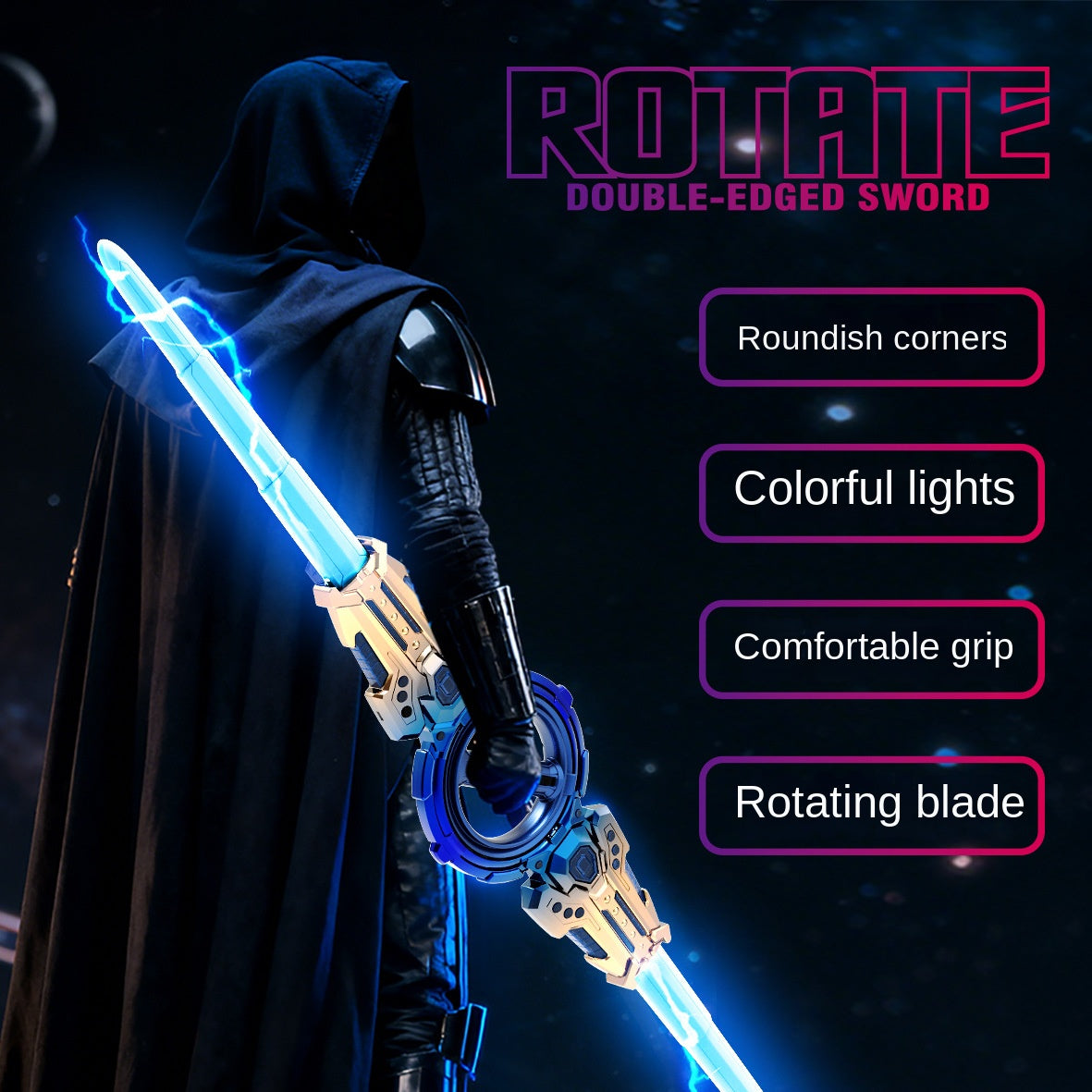 NovaSpin™ Double-Edge Lightsaber