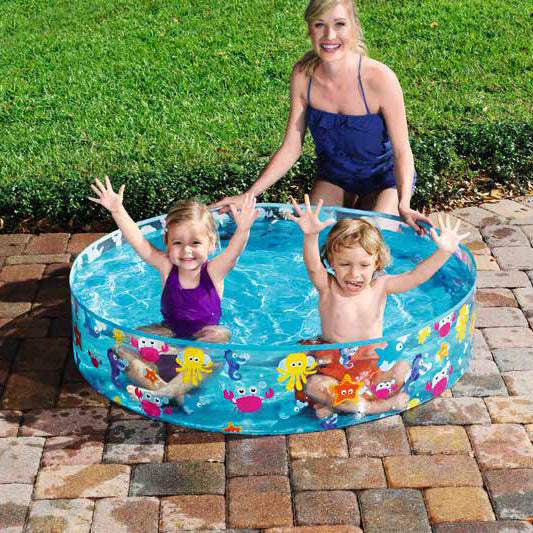 Ortekor Splash Haven | Inflatable Kiddie Pool with Maritime Motif for Endless Summer Fun