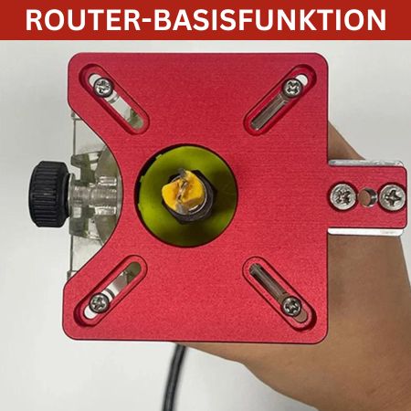 3-in-1 Router Groove Bracket Attachment for Woodworking Trimmer Tools – Aluminum Alloy Adjustable Base for MDF, Plywood & Fine Wood Projects