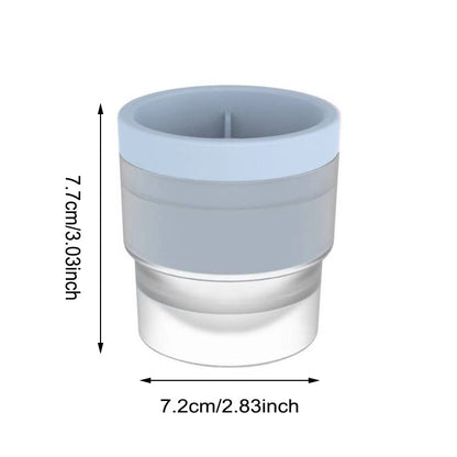 Ortekor Stackable Silicone Ice Maker | Ice Hockey Ball Mold for Long-Lasting Cool Drinks